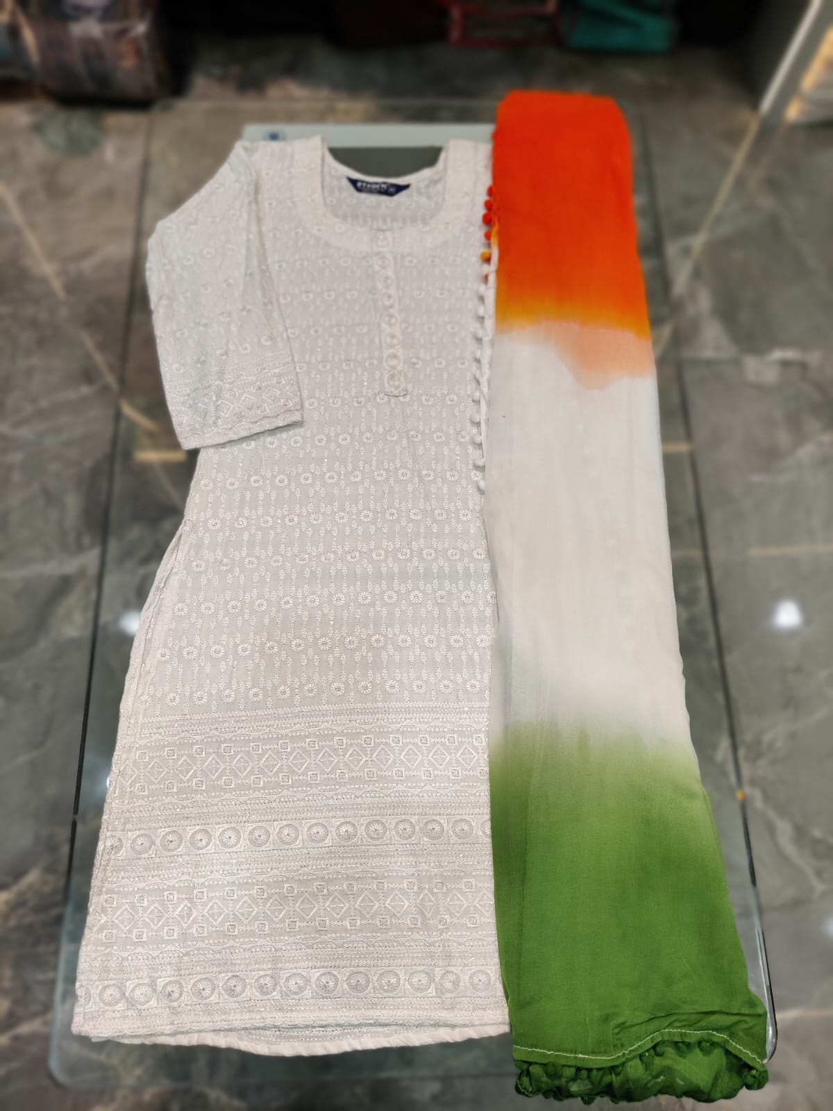 Independence Day Dupatta With Kurtis Catalog
